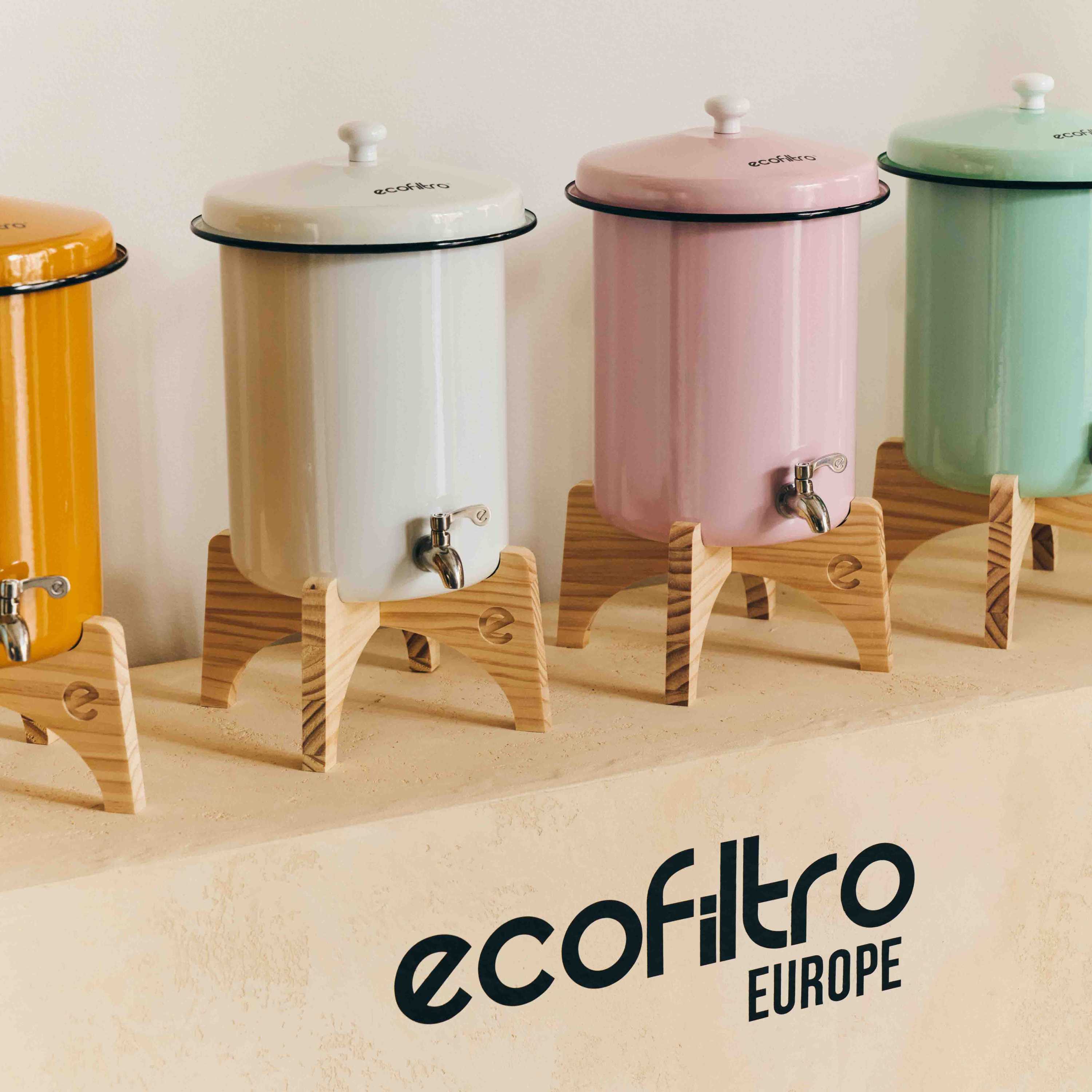 Ecofiltro Europe : filtres colorés, pop-up store Marais, Paris.